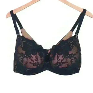 torrid curve Lace Plus Size Bra Black
